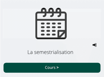 La semestrialisation